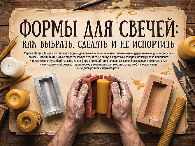Формы для свечей: как выбрать, сделать и не испортить