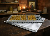 Металлическая форма для отливки церковных свечей №100