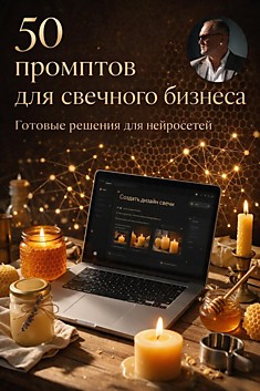 50 промптов для свечного бизнеса